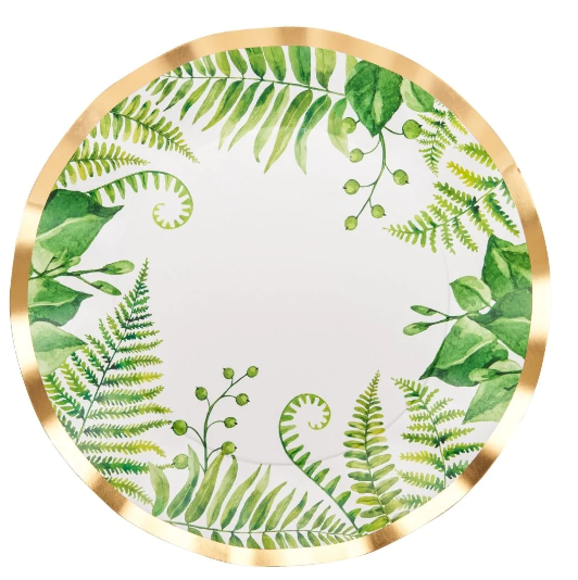 Fern Foliage Dinner Plate