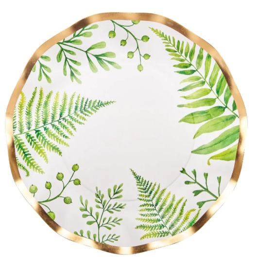 Fern Foliage Salad Plate