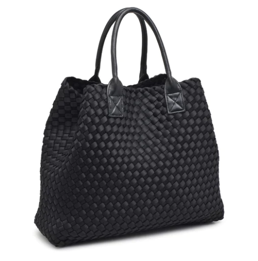 Woven Neoprene Bag | Black