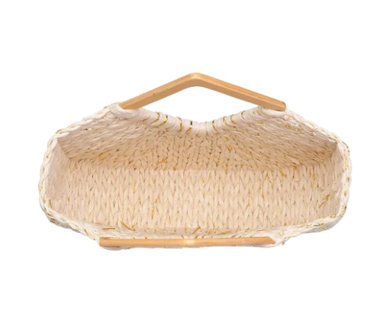 Kehlani Straw Tote | Ivory
