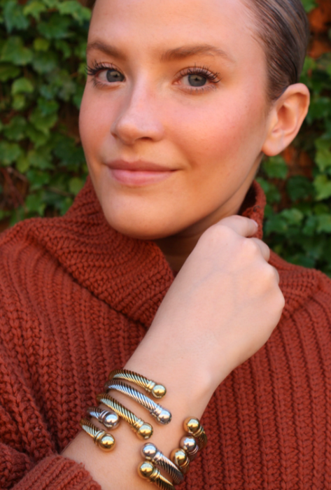 Gold Cable Cuff