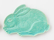 Ceramic Bunny Plate