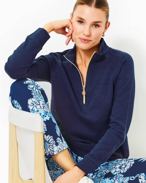 Ashlee Pullover | Low Tide Navy