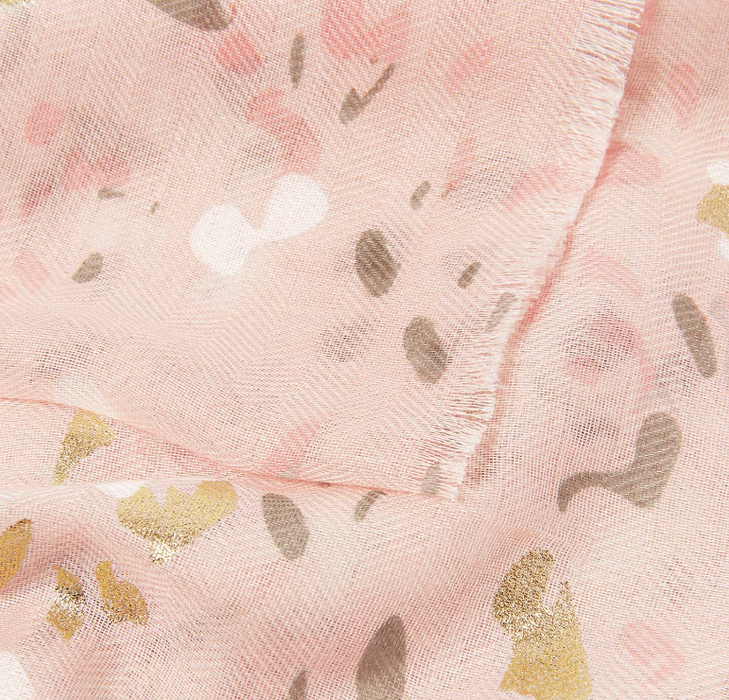 Foil Printed Scarf | Terazzo