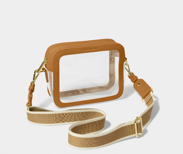 Clear Camera Bag | Tan