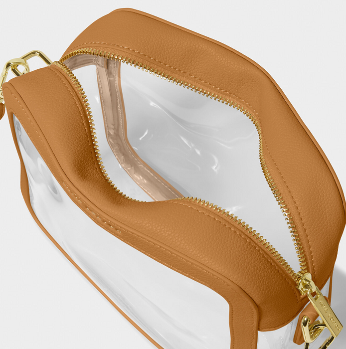 Clear Camera Bag | Tan