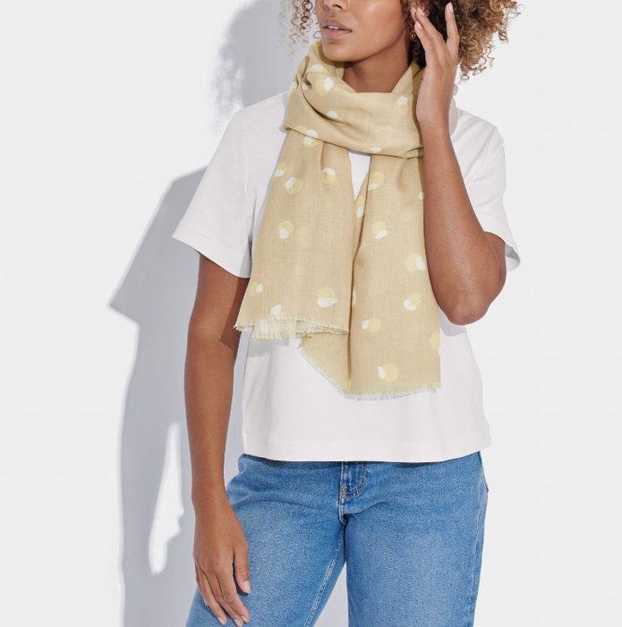 Printed Scarf | Polka Dot