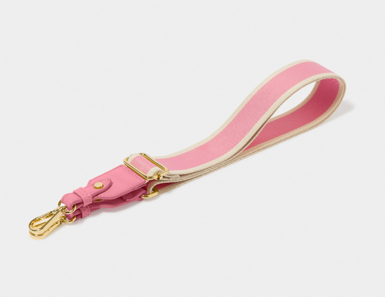 Canvas Bag Strap | Cloud Pink Stripe