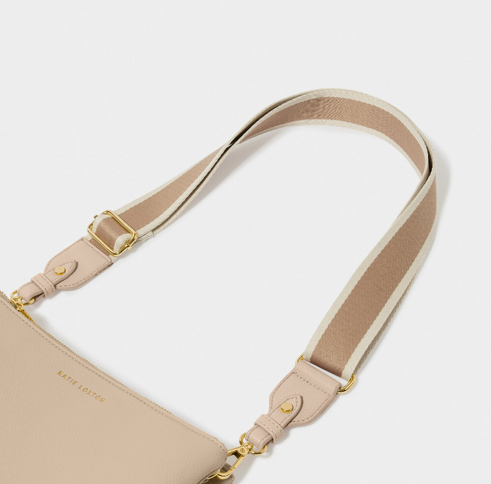 Canvas Bag Strap | Dusty Pink Stripe