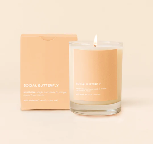 Social Butterfly Candle