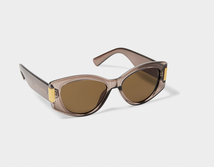 Rimini Sunglasses (63) | Transparent Mink
