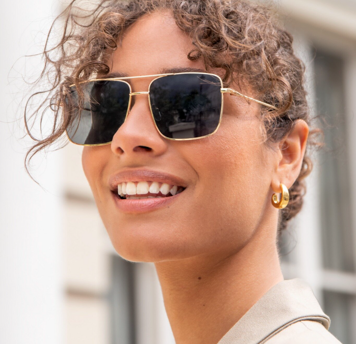 Marseille Sunglasses (57) | Gold