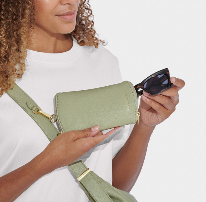 Clip On Sunglass Case | Soft Sage