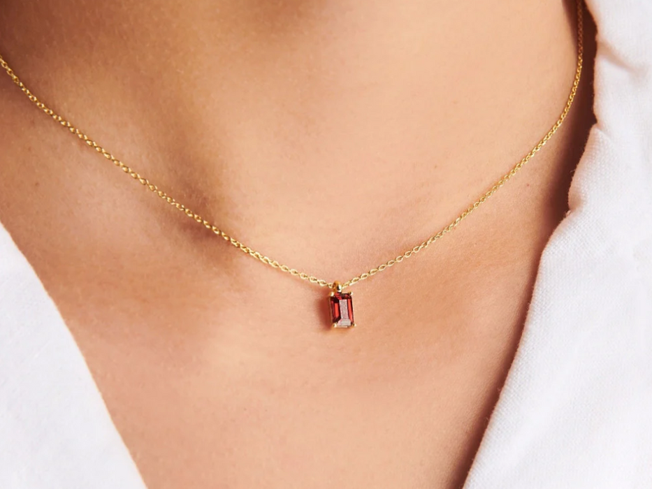 Garnet Charm