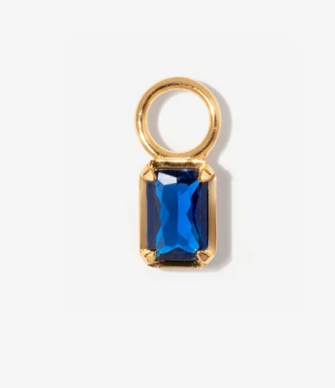Sapphire Hoop Charm