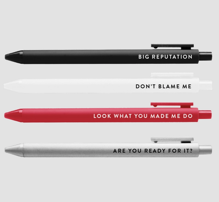Reputation Taylor Swift Pen Set