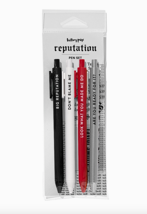Reputation Taylor Swift Pen Set
