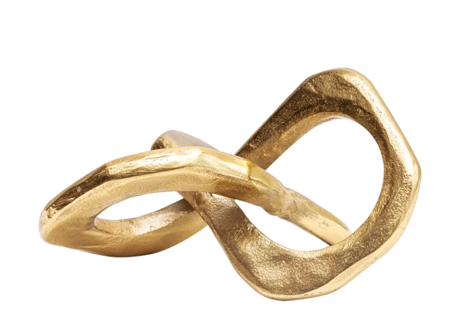 Gold Chain Link Decor