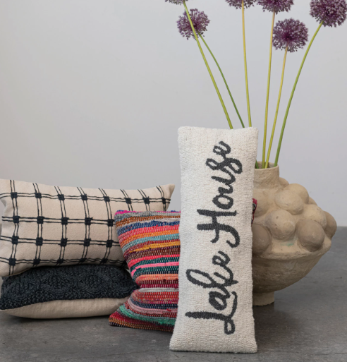 24" x 8" Lake House Pillow