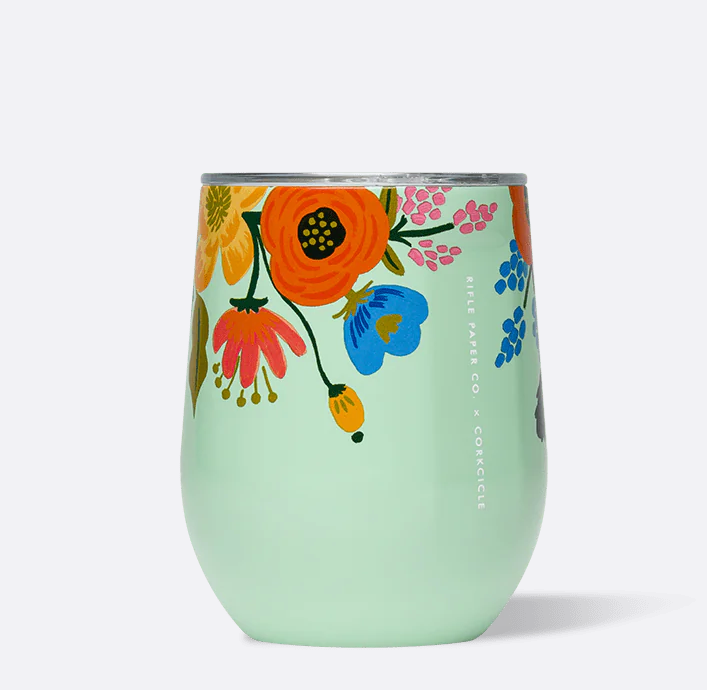 Rifle 12oz Stemless | Mint Lively Floral