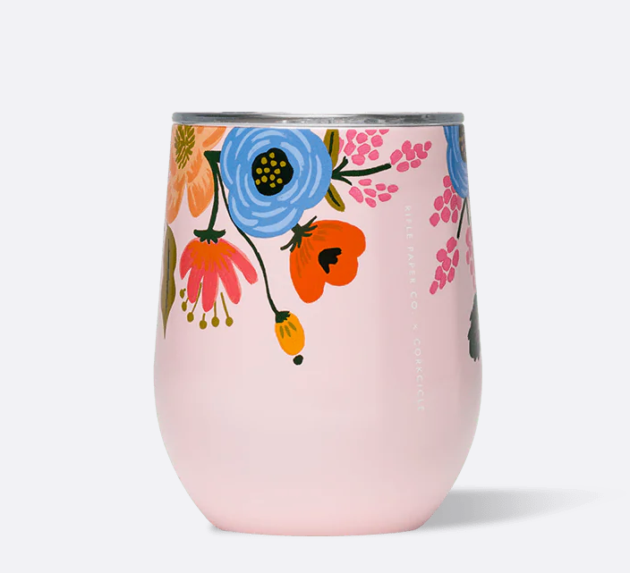 Rifle 12oz Stemless | Blush Lively Floral