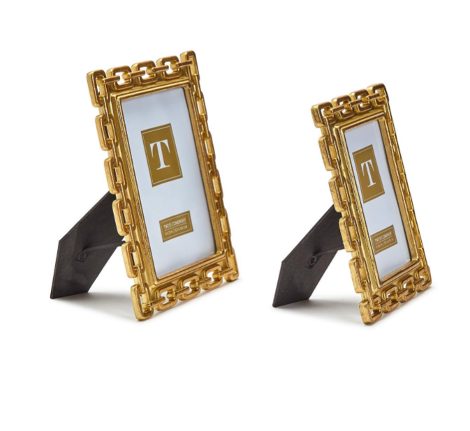 5x7 Gold Chain Frame