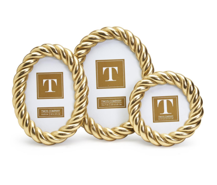 4x6 Gold Rope Frame
