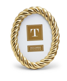 5x7 Gold Rope Frame