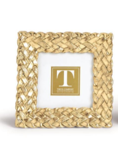 4x4 Gold Braid Frame