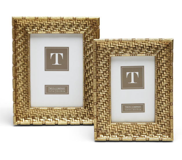 4x6 Gold Weave Frame