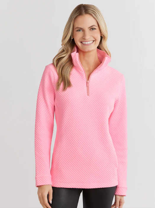 Pocomo Pullover in Waffle | Cotton Candy