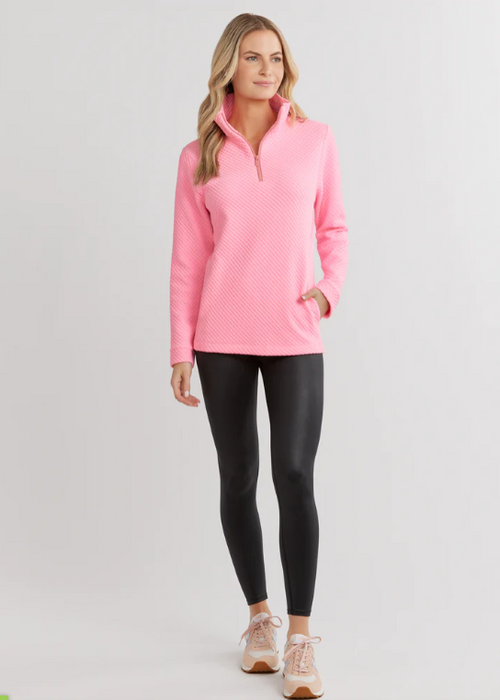 Pocomo Pullover in Waffle | Cotton Candy