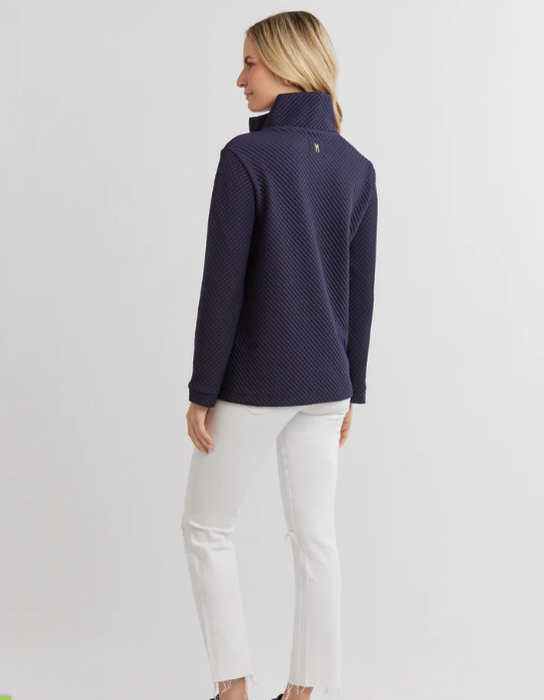 Pocomo Pullover in Waffle | Navy