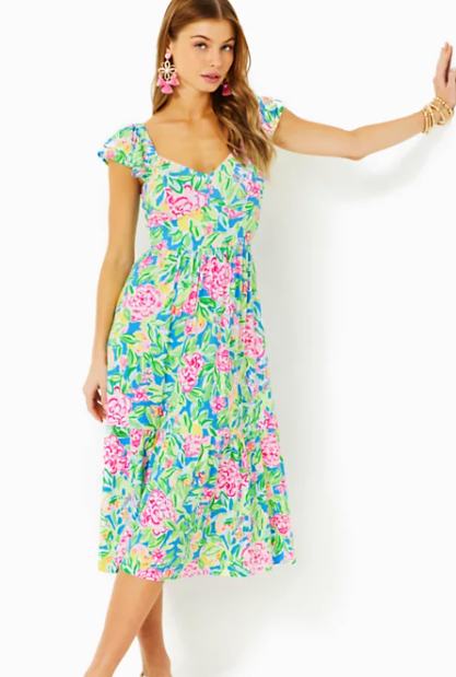 Bayleigh Midi Dress | Grove Garden