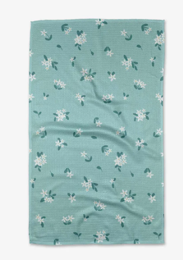 Geometry Tea Towel | Blossom Breeze in Robins Egg
