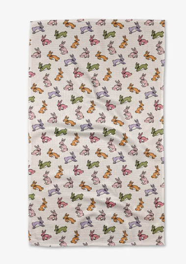 Geometry Tea Towel | Easter Bunny