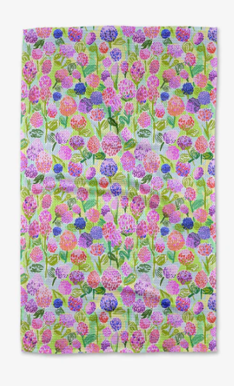 Geometry Tea Towel | Spring Clovers