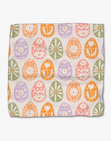 Geometry Dishcloth Set | Easter Eggs