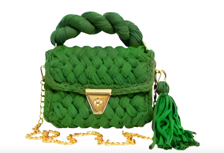 Montego Woven Bag | Green