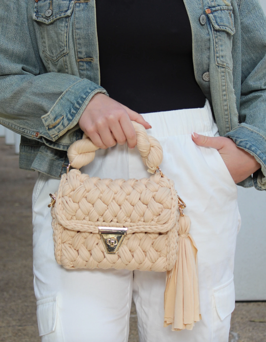 Montego Woven Bag | Ivory