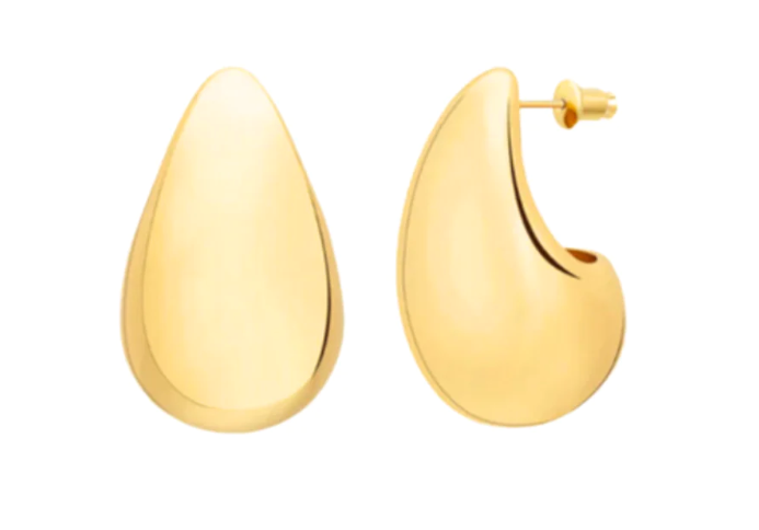 Gold Teardrop Earrings
