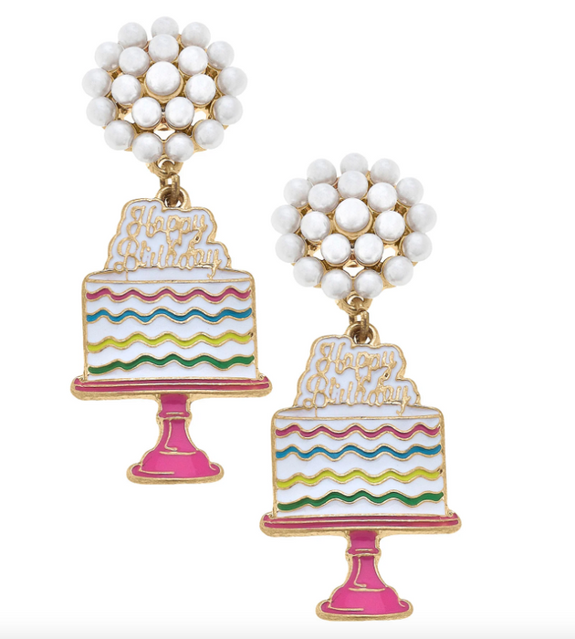 Birthday Cake Earrings