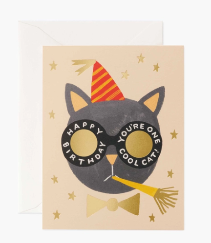 Birthday Cat Card