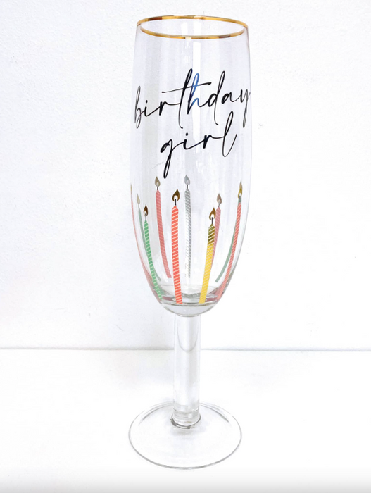 30oz Birthday Girl Champagne Glass