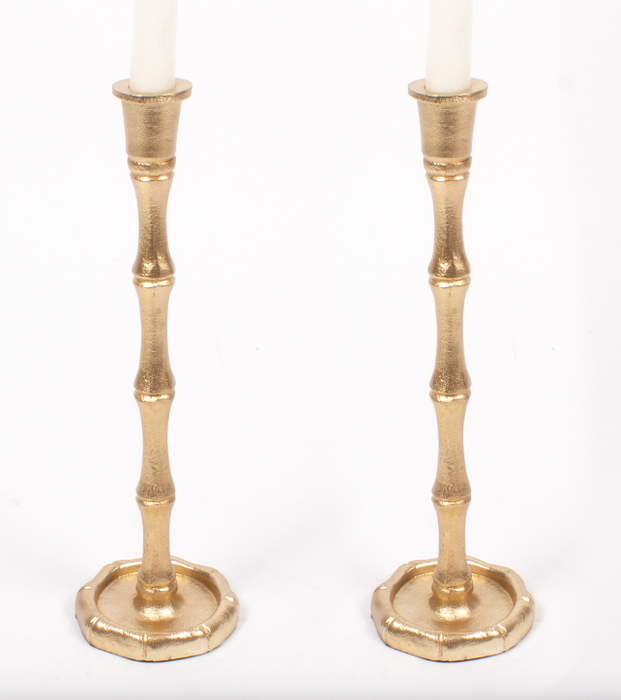 Lg Bamboo Candlestick