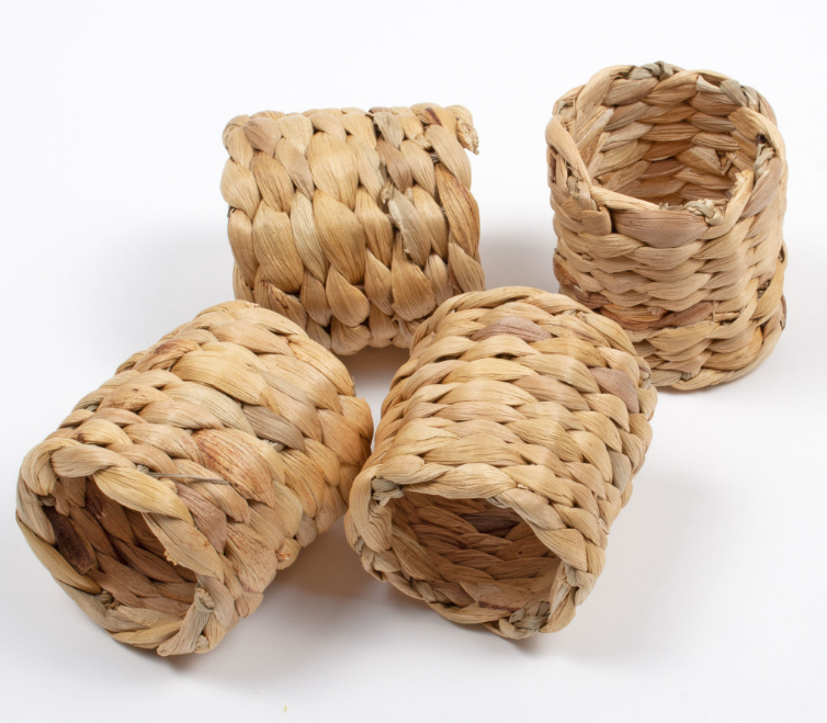 Water Hyacinth Napkin Ring Set