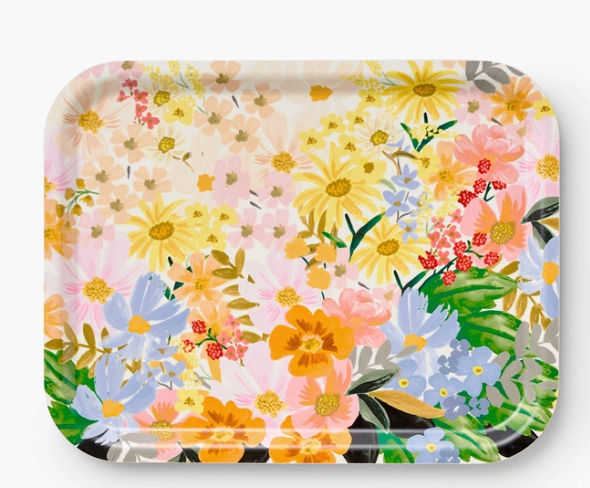 Marguerite Medium Rectangle Serving Tray