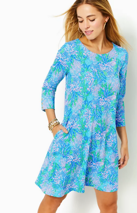 Solia UPF 50+ Chillylilly Dress | Las Olas Aqua