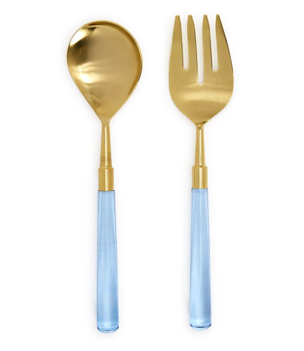 Blue Skies Gold Serving Set