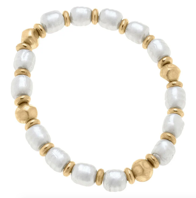 Lenon Freshwater Pearl Stretch Bracelet